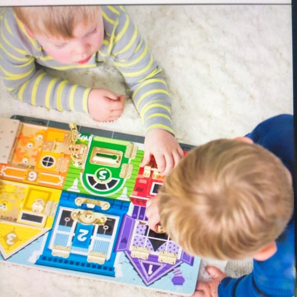 Melissa & Doug Latches Activity Board Puzzle - Picture 2 of 4